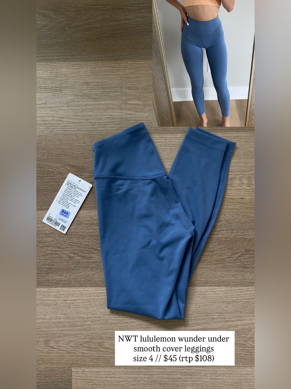 NWT lululemon wunder under smooth cover leggings
